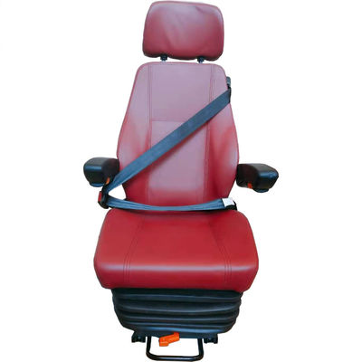 Red Air Suspension Van Seat Tour Bus Coach IVECO Sürücü Koltuğu